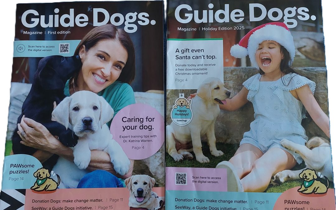 Content Writing and Editorial Support for Guide Dogs Magazine