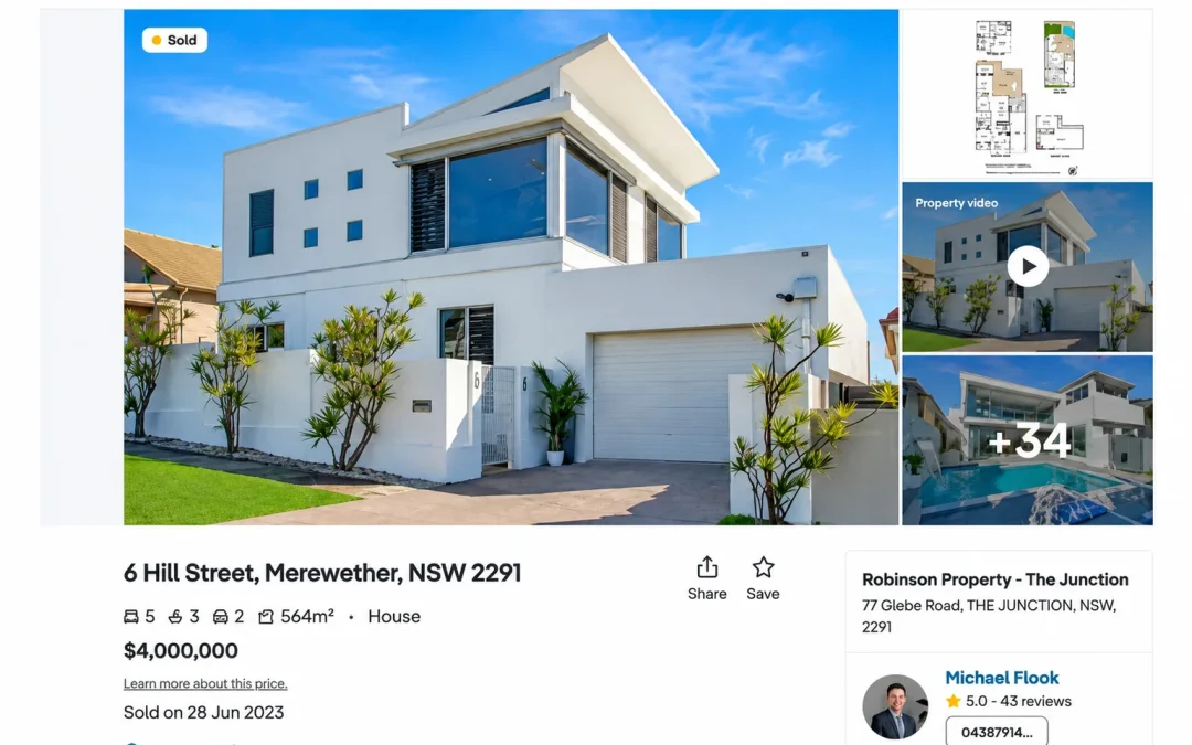 Real Estate Copywriting for Robinson Property
